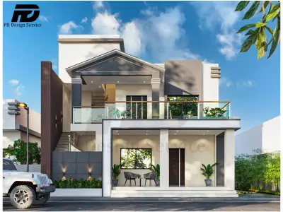 01PD DESIGN ELEVATION Low-poly 3D model