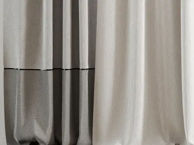 Curtain A6 3D model