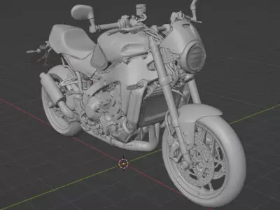 Yamaha XSR900 3D model