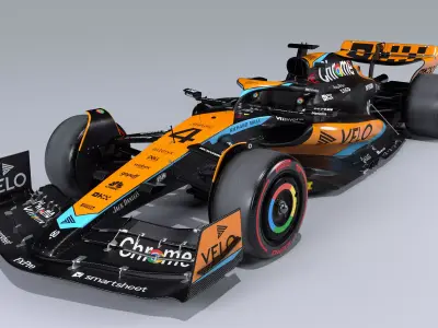 McLaren F1 Car MCL60 3D model