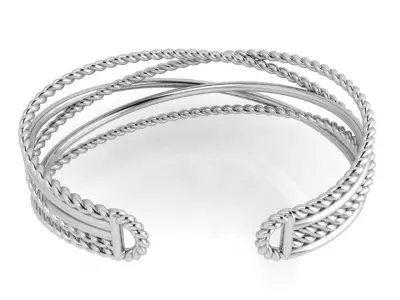 Twisted Bracelet 3721 3D print model