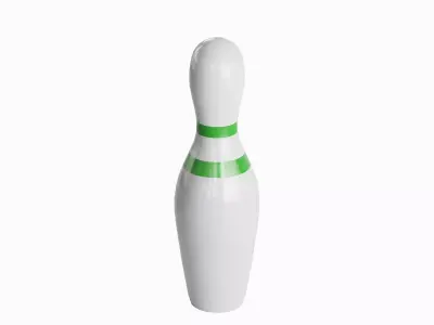 Bowling Pin 03 Low-poly 3D model