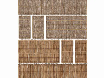 Branch thin thick decor n1 3D model