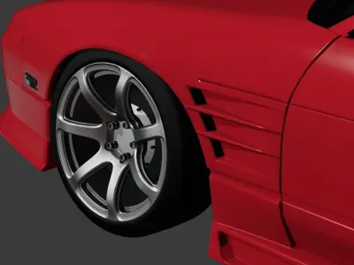 G Corporation Flash V1 Nissan 180wx GTS GT6 GT7 Base 3D model