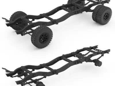 Chasis Chevy K30 3D print model