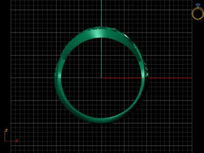 Fancy Womens Rings Plain Rings Ready STL 3DM Models Rings 3D print model 33
