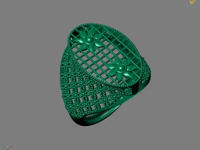 Women Plain Ring Ready STL Models Womens Ring 3d models 3D print model 14