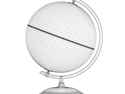 Antique Globe 3D model