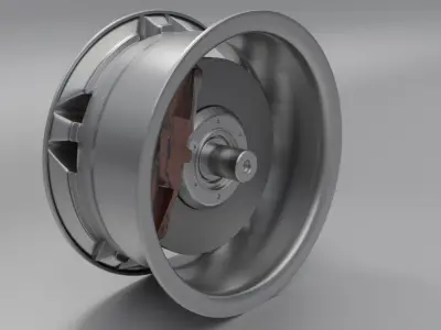 Car Rim 3D model get