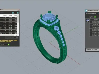 ring code  490 3D print model