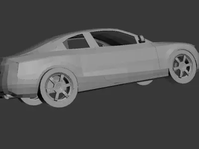 Audi A5 - undone Free 3D model