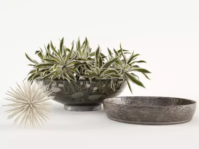 Decorative set w3 3D model