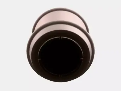 MUSKOTBLOMMA Plant pot with saucer 1 3D model