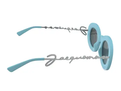 Jacquemus Les lunettes Pralu Sunglasses Low-poly 3D model