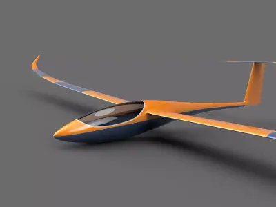JS2 Revenant 6m Scale Sailplane 3D model