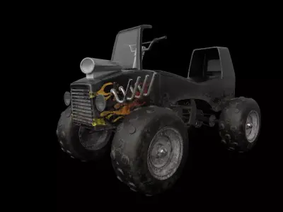 Quad Bike Free 3D model