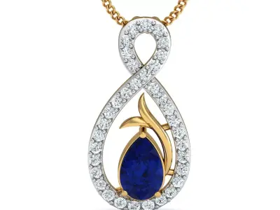 Diamond Locket Set 3D print model 35