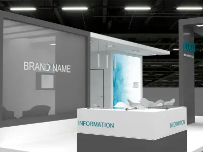 Exhibition Booth 3D model 3D model