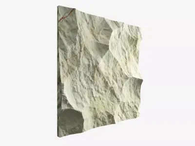 68-RockPanel piece of rock 3D model