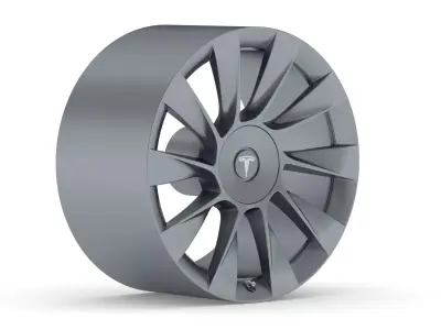 Tesla Car Rim 03 3D model