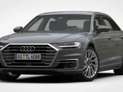 Audi A8 Long 2018 3D model