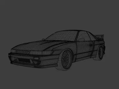 Silvia s13 Bbody kit  3D model
