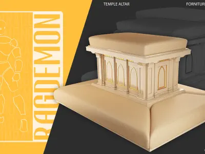 Temple Altar 3D model