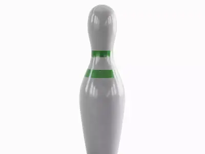 Bowling Pin 03 Low-poly 3D model