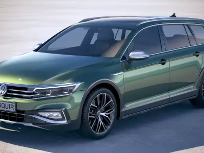 Volkswagen Passat Alltrack 2020 3D model