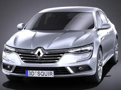 Renault Talisman 2018 VRAY 3D model