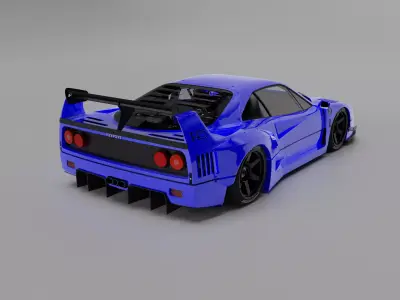 F40 Liberty Walk 3D model