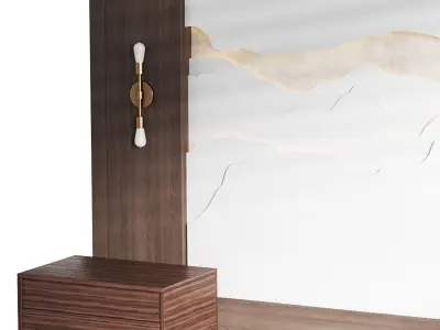 Decorative Wall panel  68 3D model
