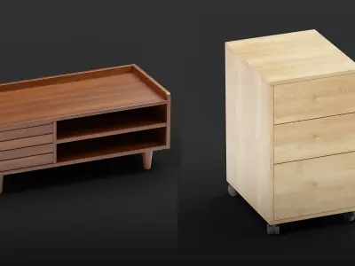 100 Furniture Models Vol 1 3D model