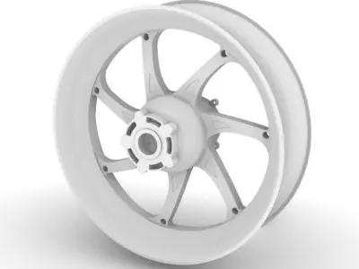 motorcycle wheels oz racing 3D model