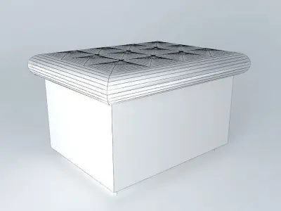 Seat type trunk for shops Free 3D model