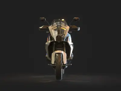 Base model  KTM 1290 Super Adventure 2021 3D model