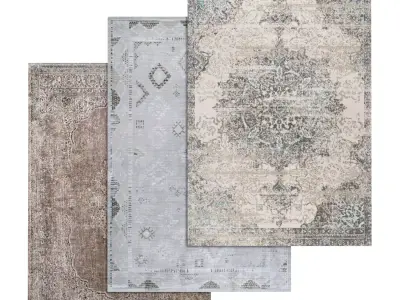 Rug Set 1614 3D model