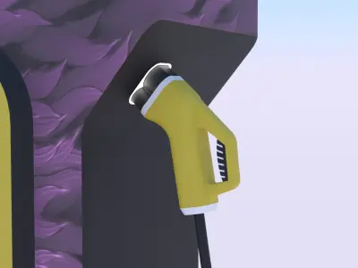 EV charger XXVIII PBR 3D model