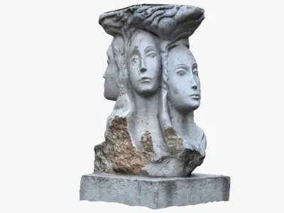 Stone Sculpture 3D model