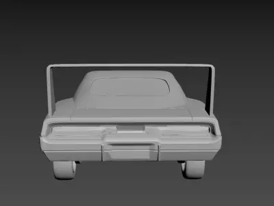 Dodge Charger Daytona 1969 3D print model