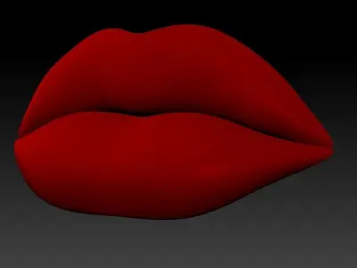 LIPS PUCKER DECOR PLAIN 3D print model
