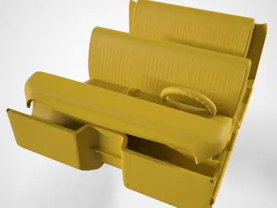 F250 CAR INTERIOR 3D print model