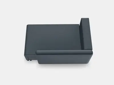 BYGGET Chaise longue-sofa-bed Low-poly 3D model