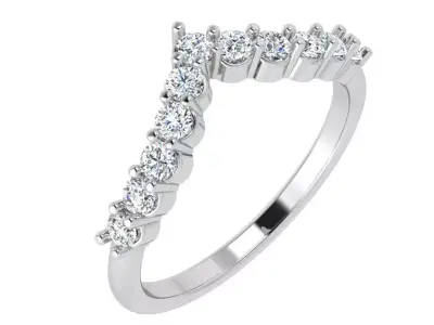 V Diamond Band 4636 3D print model