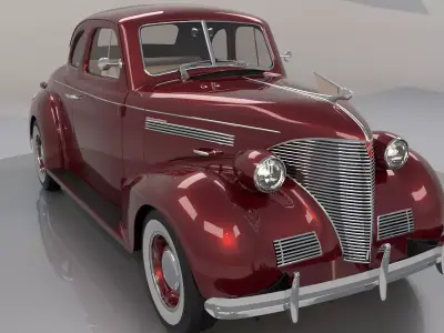 Chevrolet Master Deluxe High Poly 3D model
