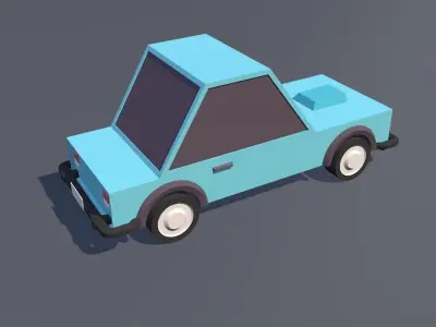mini car 3D model