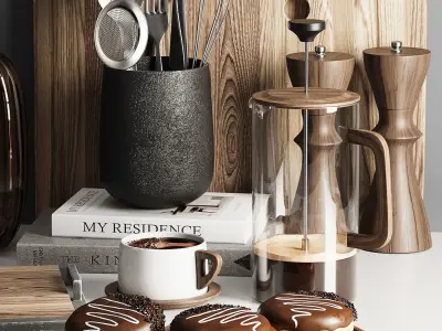 kitchen accessories 03 3D model