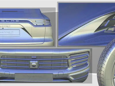 Porsche Cayenne S  3D model