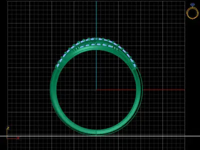 Women Ring 3DM Womens Ring 3d models 3D print model 3D print model 28