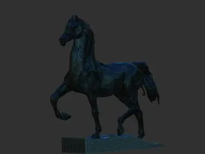 Arabian Horse 3D printable model 3D print model